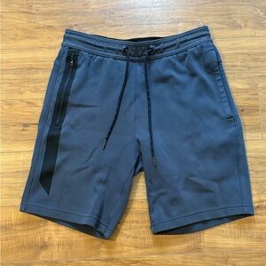 American Eagle Men’s XS Navy Blue sweat Shorts black drawstring pockets